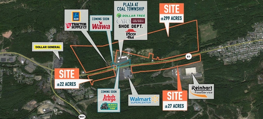 US Highway 61, Coal Township, PA for Sale