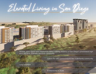 San Diego, CA Residential Land - Carroll Canyon Rd San Diego, CA Residential Land - Carroll Canyon Rd