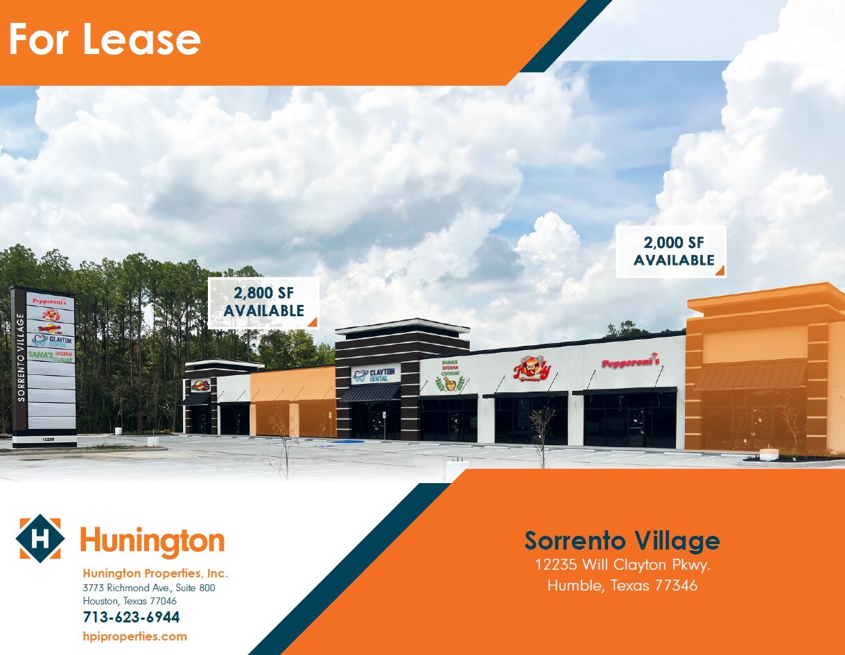 12235 Will Clayton Blvd, Humble, TX for Rent