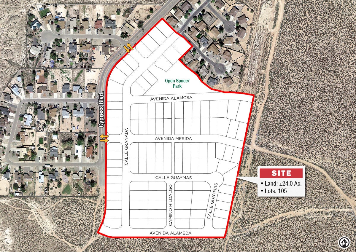 Cypress Blvd @ Avenida Alamosa, Los Lunas, NM for Sale