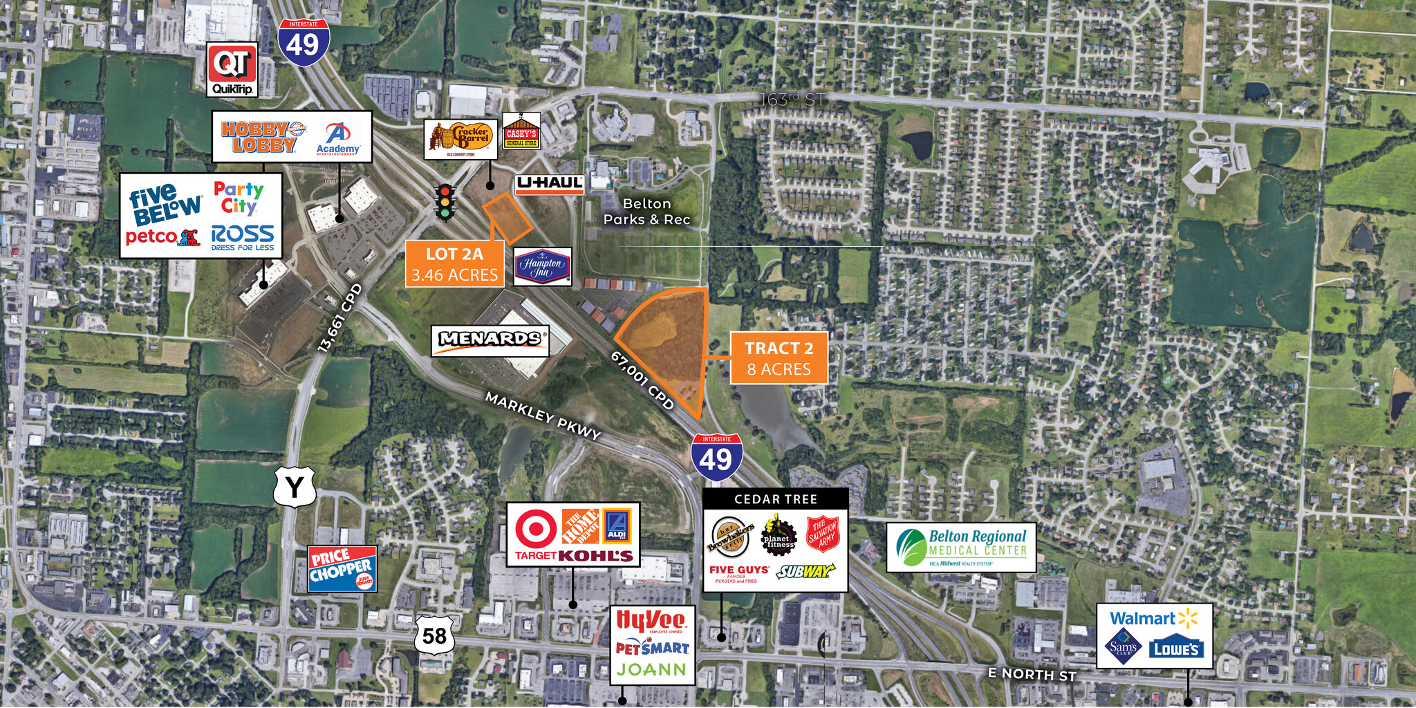 I-49 & State Hwy Y @ Outer Rd, Belton, MO for Sale