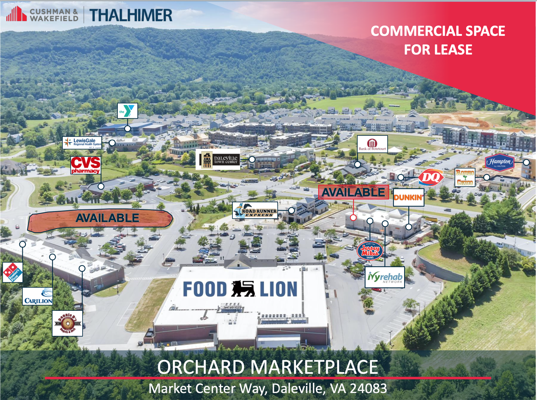 Market Center Way- Tract B, Daleville, VA for Rent