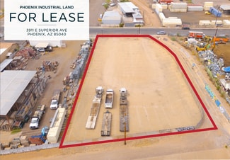Phoenix, AZ Industrial Land - 3911 E Superior Ave