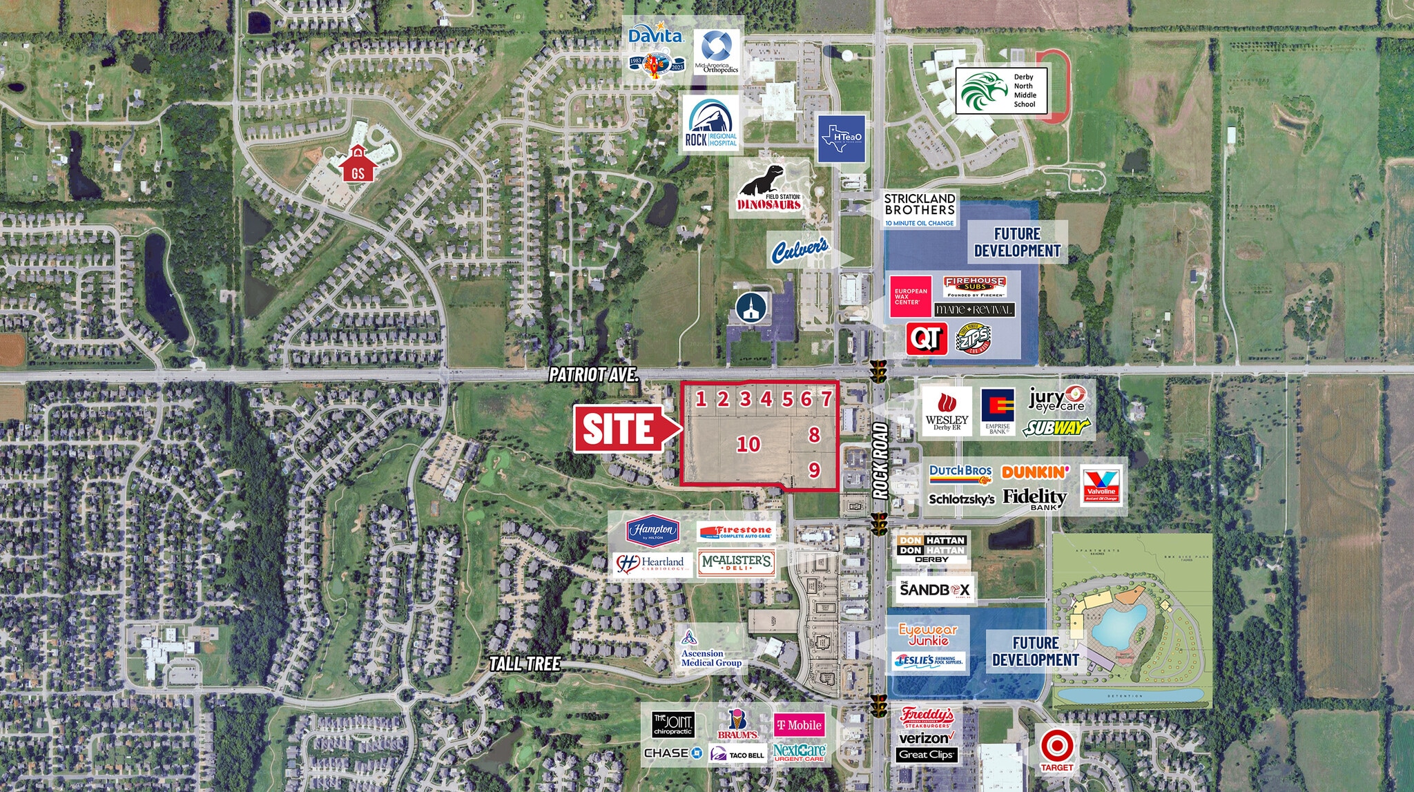 Patriot Ave @ Rock Rd., Derby, KS for Sale