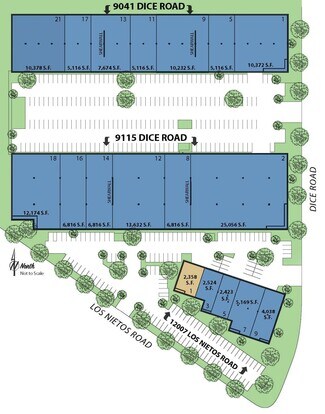 Santa Fe Springs, CA Flex, Industrial - 9115 Dice Rd