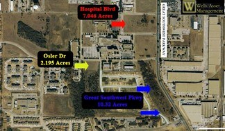 Grand Prairie, TX Commercial Land - 3451 Hospital Blvd