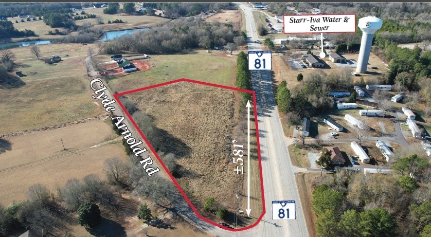 Hwy 81 & Clyde Arnold Rd, Starr, SC for Sale