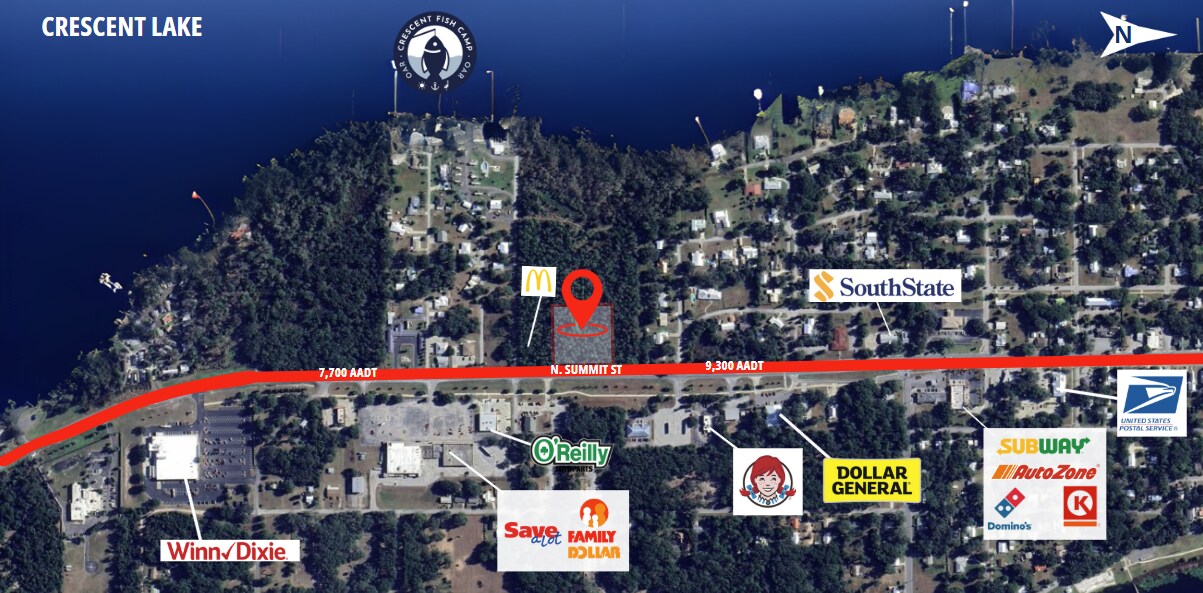 North Summit St at Grove Avenue & Palm Avenue, Crescent City, FL for Sale