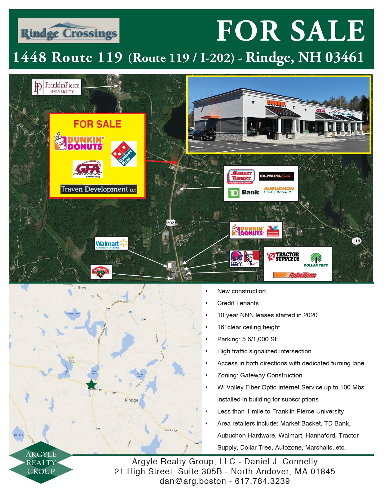 1448 NH Route 119, Rindge, NH for Sale
