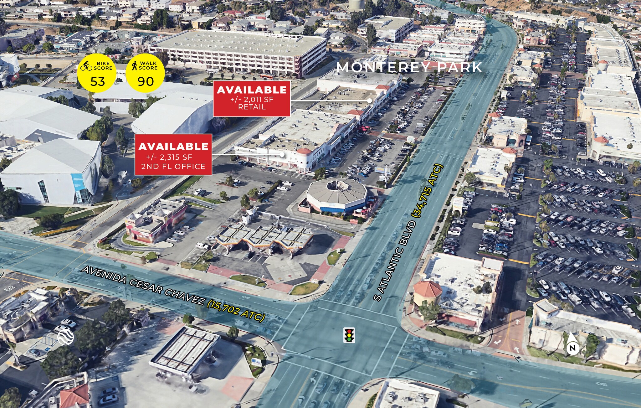 2101 S Atlantic Blvd, Monterey Park, CA for Rent