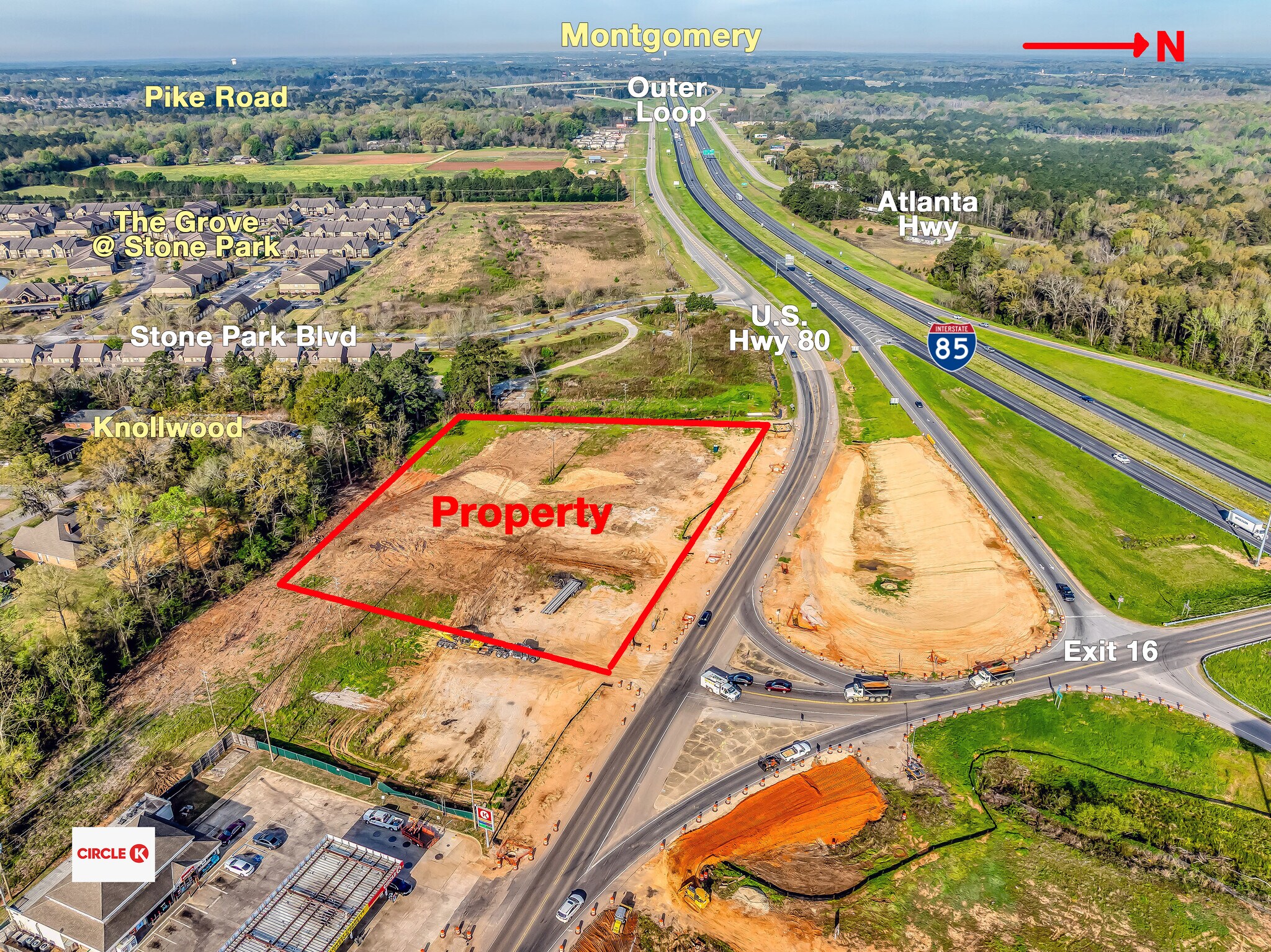Waugh Station - U.S. Hwy 80, Pike Road, Pike Road, AL for Rent