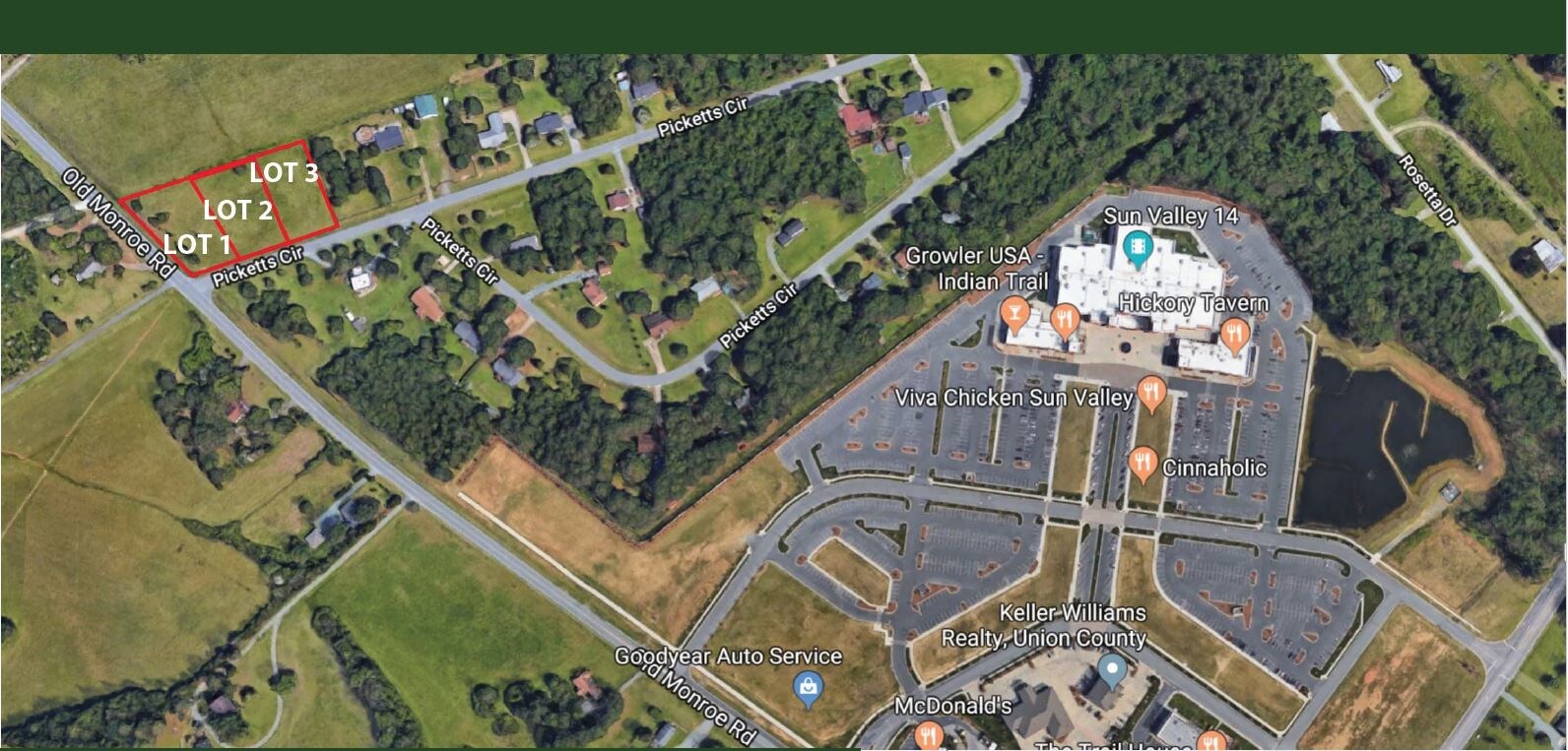 Old Monroe Rd And Picketts Cir, Indian Trail, NC for Sale