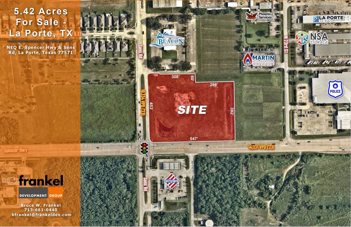 Spencer Highway @ Sens Road, La Porte, TX for Sale