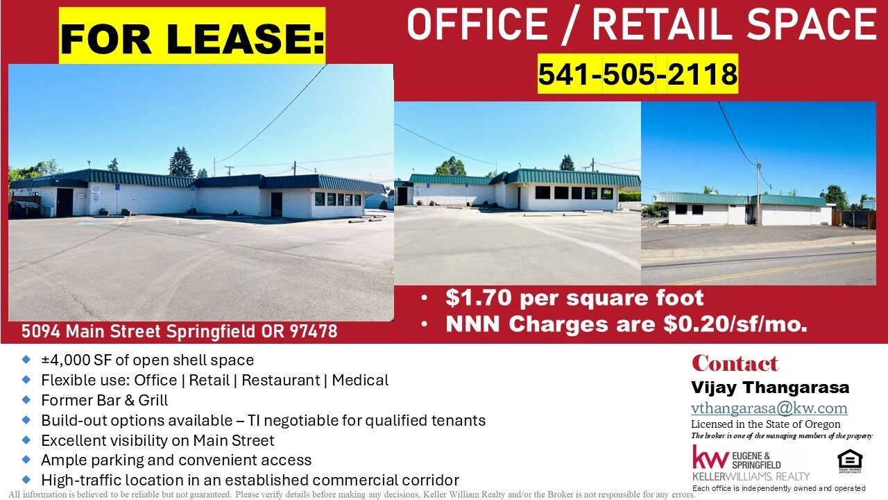 5094 Main St, Springfield, OR for Rent