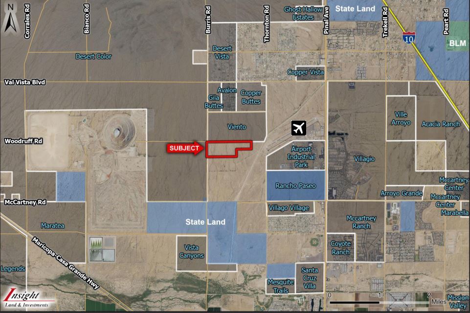 Burris Rd @ Woodruff Rd, Casa Grande, AZ for Sale