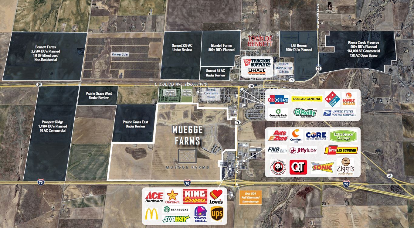 NWC Interstate 71 & SH79, Bennett, CO for Sale