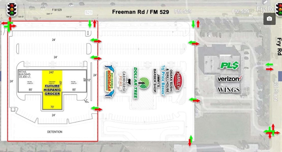SWQ of FM 529 and Fry Road, Katy, TX for Rent