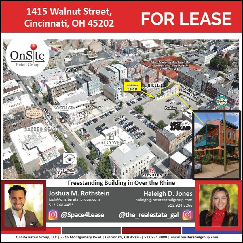 1415 Walnut St, Cincinnati, OH for Rent