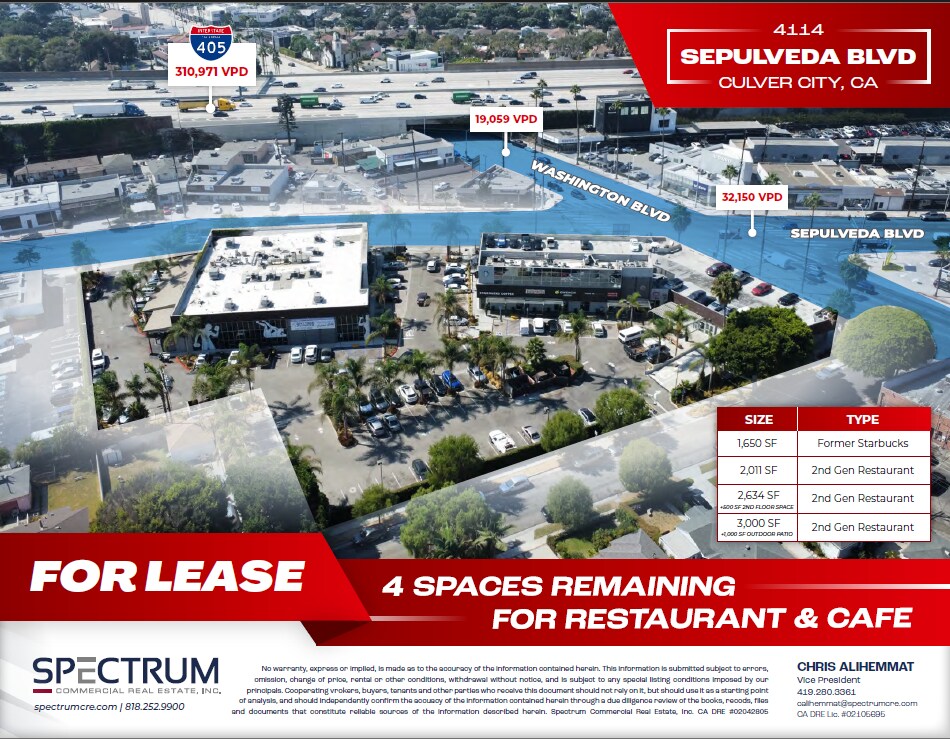 4114-4128 Sepulveda Blvd, Culver City, CA for Rent