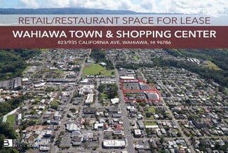 Wahiawa, HI Retail - 823 California Ave Wahiawa, HI Retail - 823 California Ave