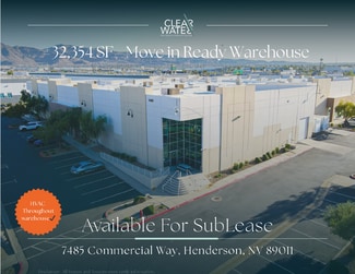 Henderson, NV Industrial - 7485 Commercial Way Henderson, NV Industrial - 7485 Commercial Way