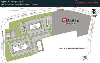 Rhome, TX Commercial Land - NE CORNER HWY 114 B.C. RHOME