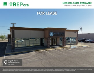 El Paso, TX Medical - 9130 Viscount Blvd El Paso, TX Medical - 9130 Viscount Blvd