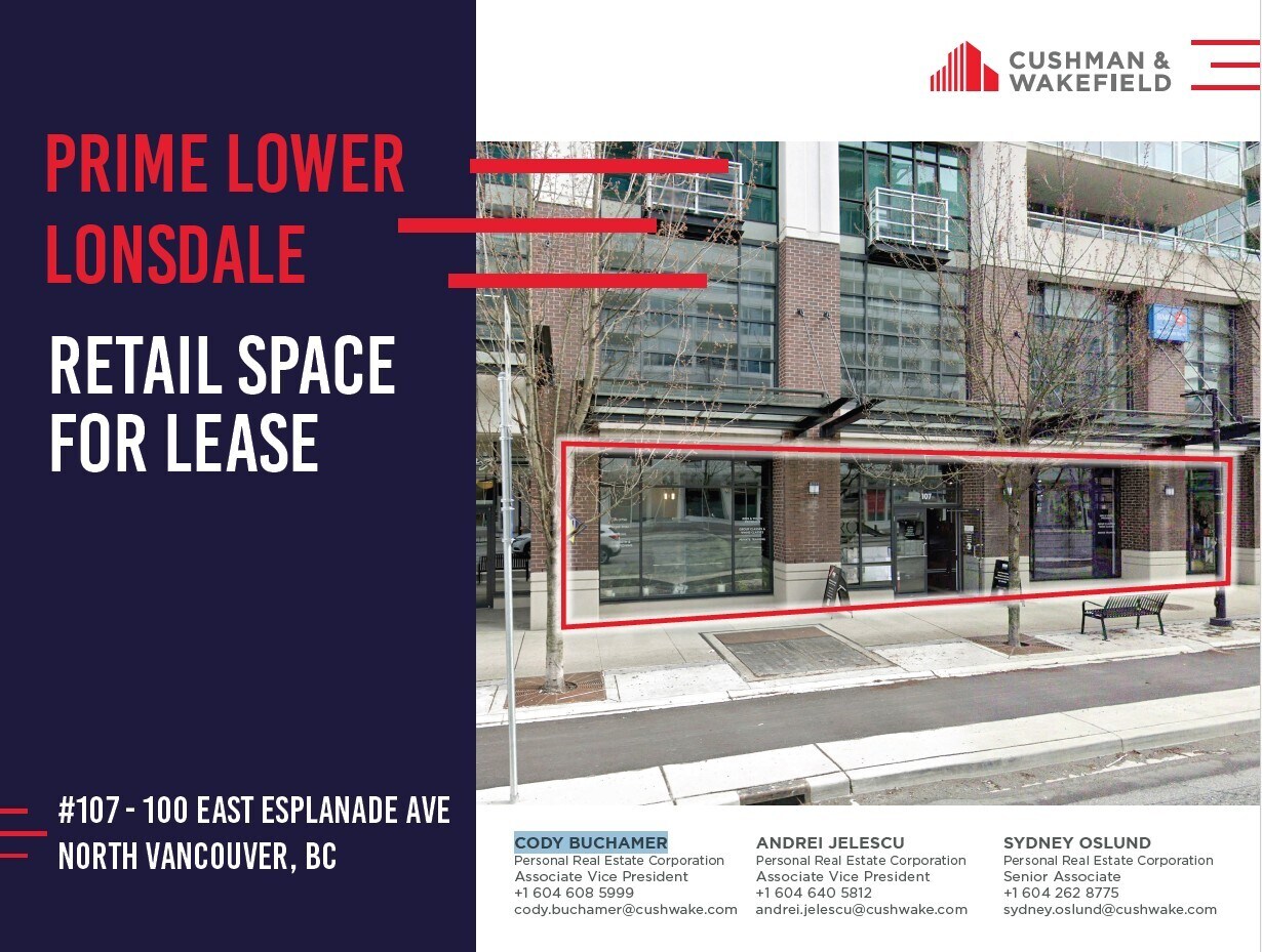 100 Esplanade Espl E, North Vancouver, BC for Rent