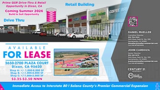 Dixon, CA Retail - 2650-2700 Plaza Court