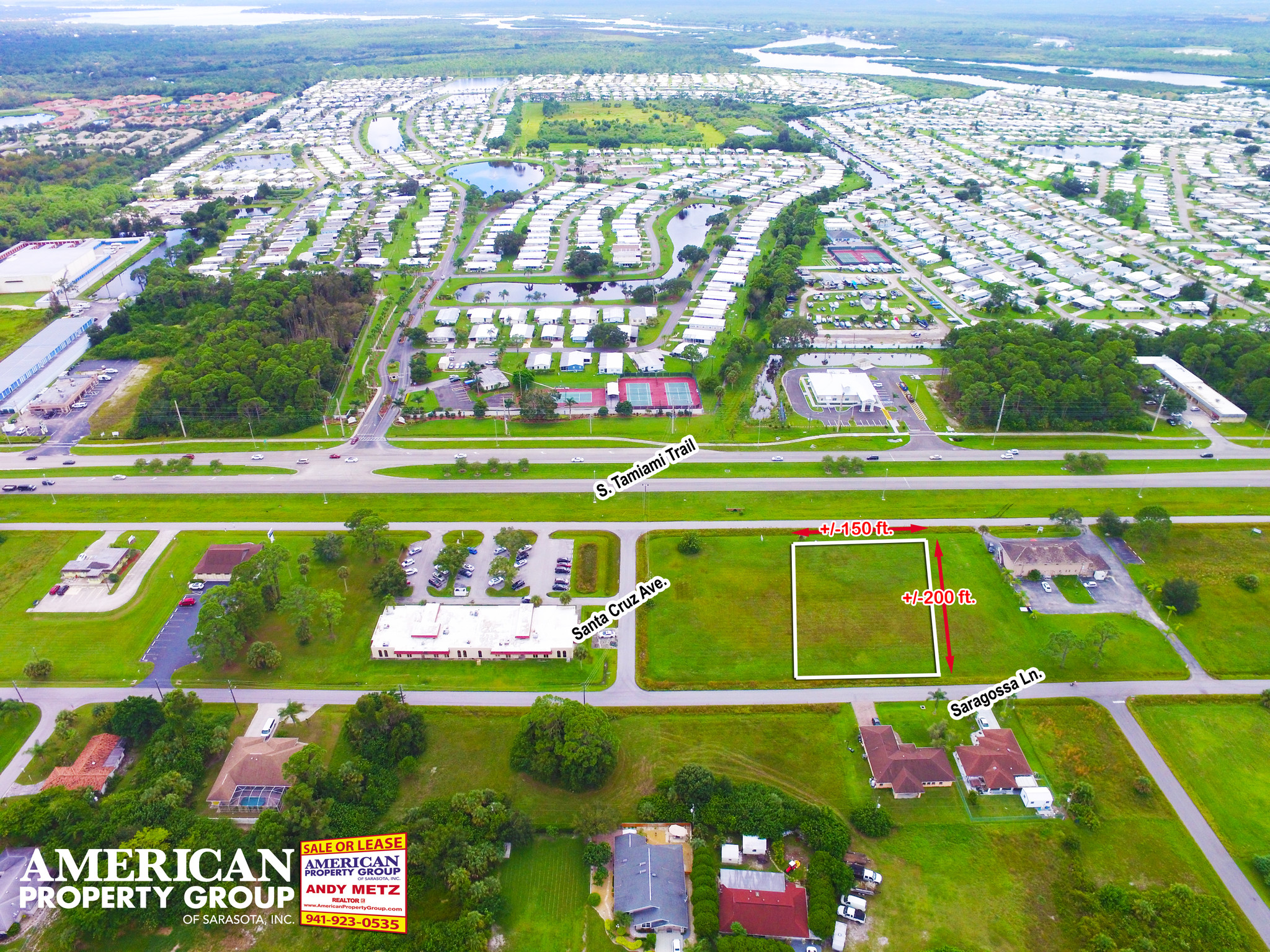 Saragossa Ln @ Tamiami Trail, North Port, FL for Sale