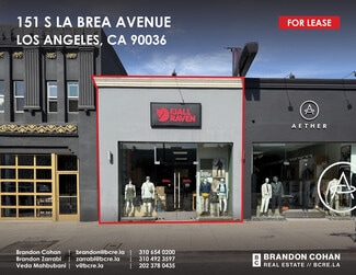 Los Angeles, CA Retail - 149-151 S La Brea Ave