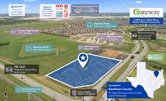 Forney, TX Commercial Land - FM 1641 Hwy @ Gateway Blvd Forney, TX Commercial Land - FM 1641 Hwy @ Gateway Blvd