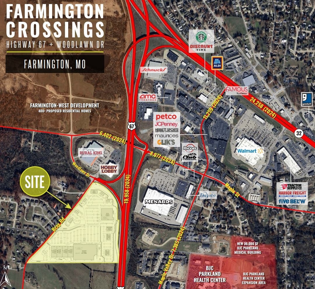 Farmington Crossings - Building 1, Hwy, Farmington, MO for Rent