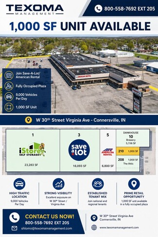 Connersville, IN Retail - 206 W 30th St Connersville, IN Retail - 206 W 30th St