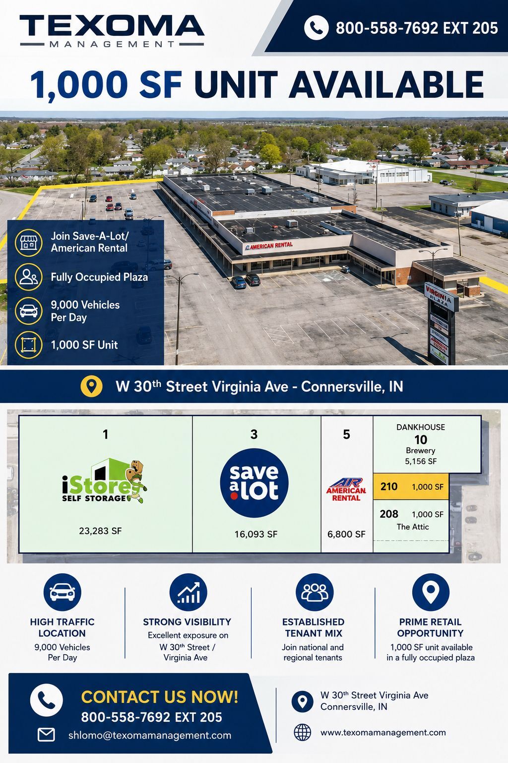 206 W 30th St, Connersville, IN for Rent