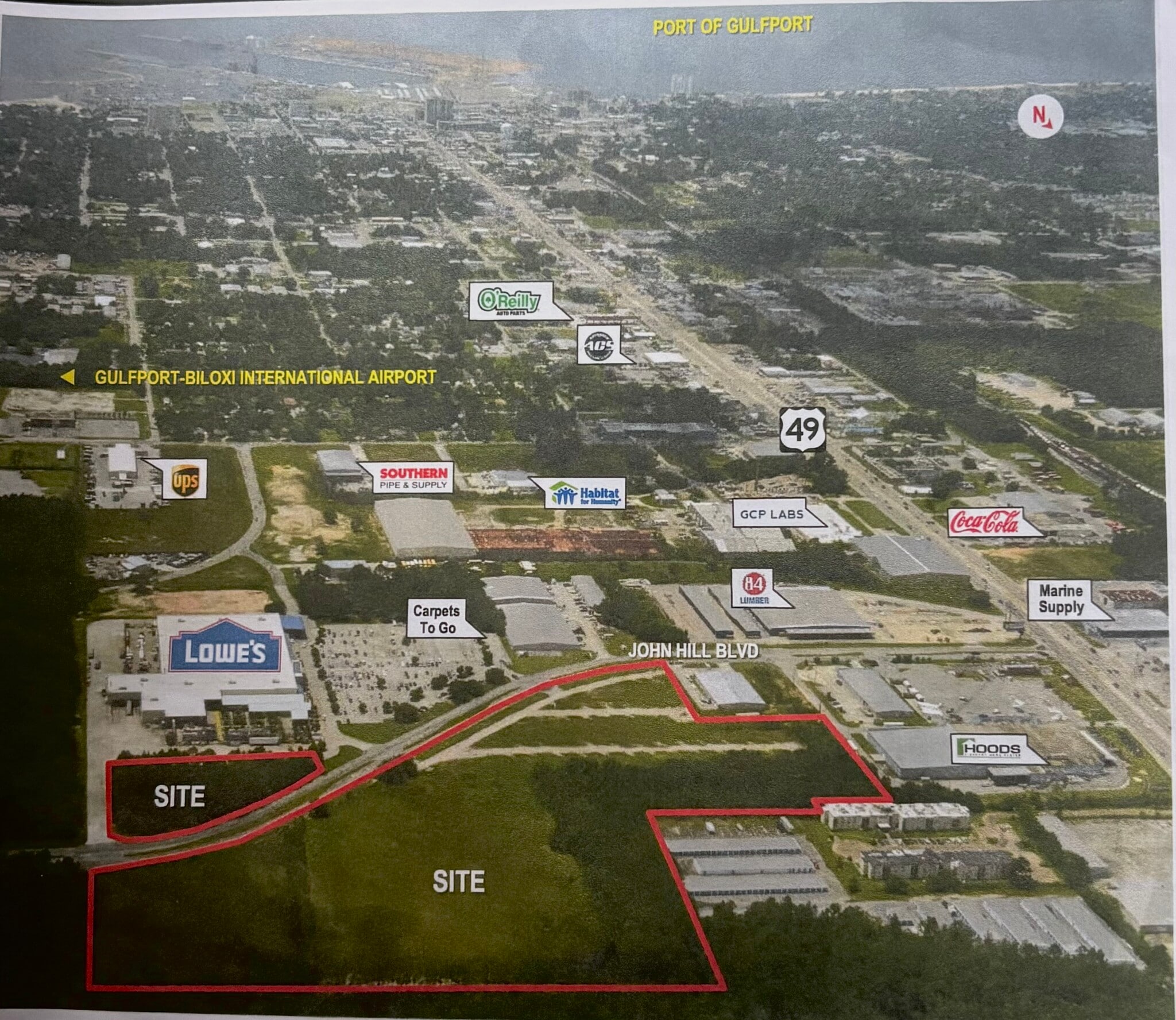 John Hill Blvd & US 49, Gulfport, MS for Sale