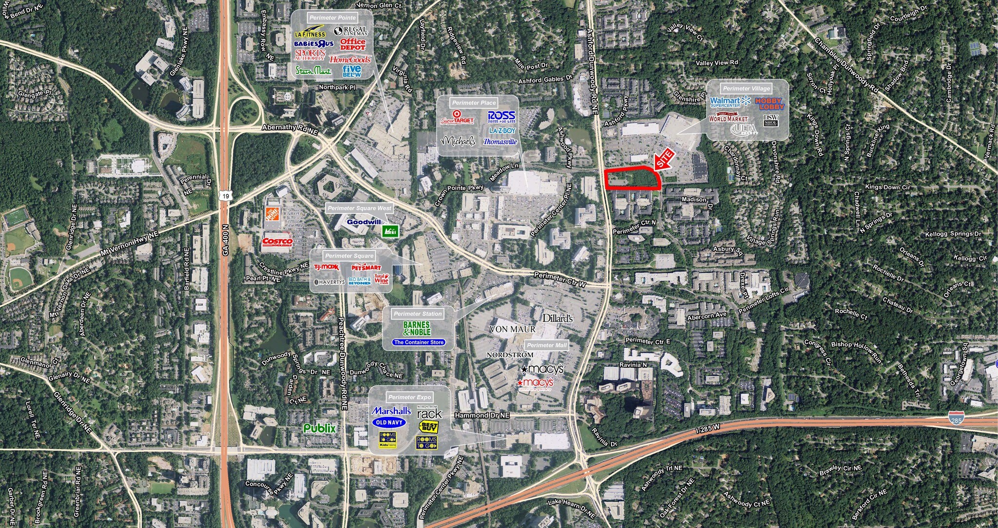 4681 Ashford Dunwoody Rd Atlanta, GA 30338 - Shopping Center Property