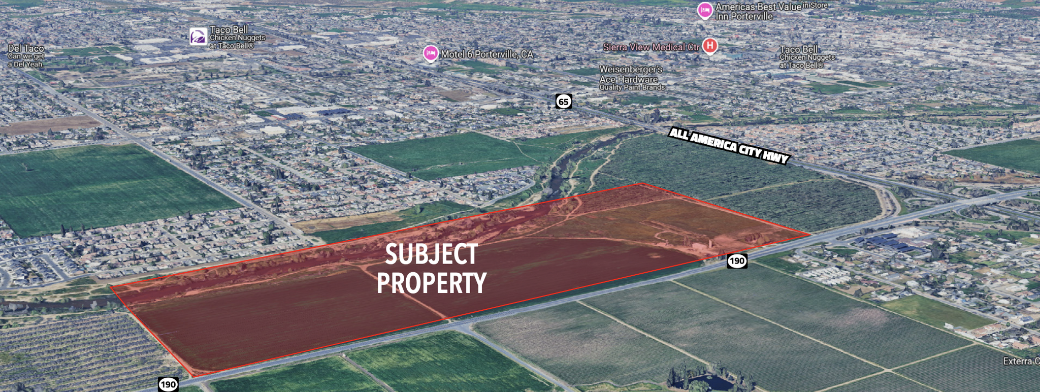 W Poplar & S Newcomb Street ave, Porterville, CA for Sale