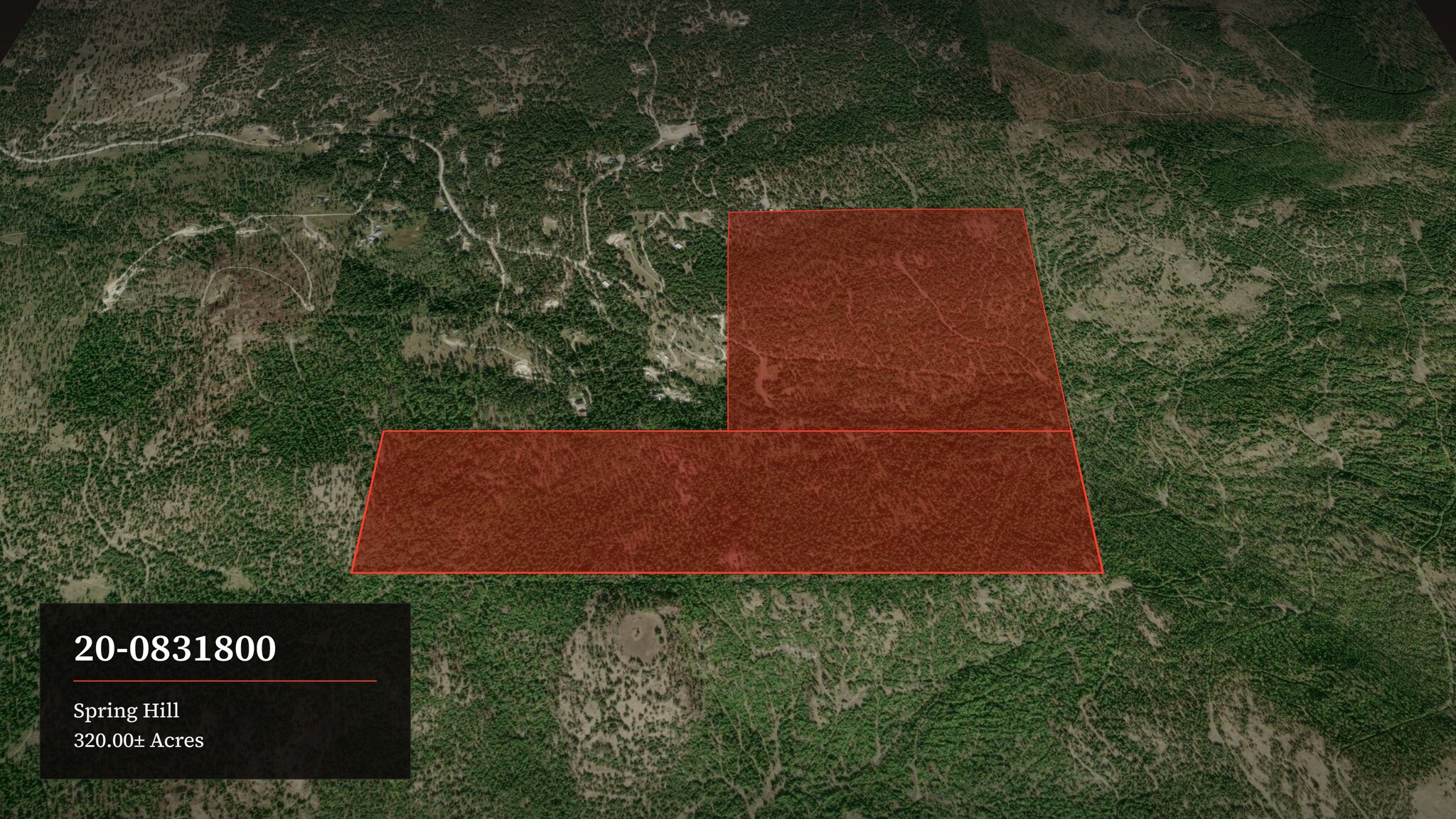 Spring Hill Private Timberland, Kila, MT for Sale