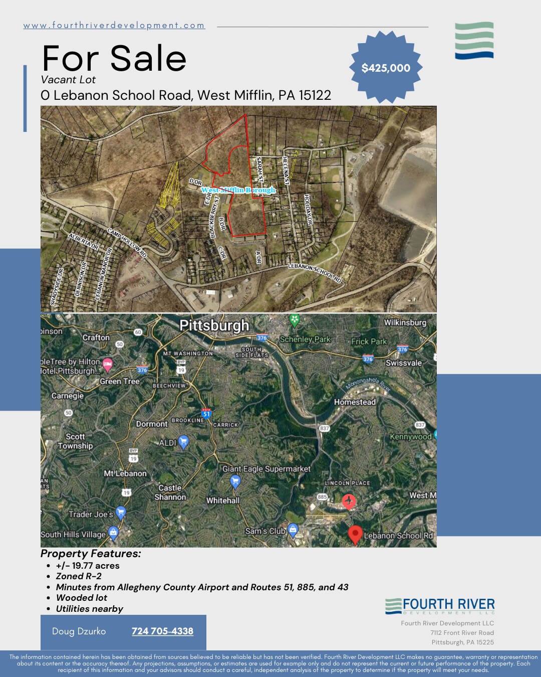 0 Lebanon School Road, West Mifflin, PA for Sale