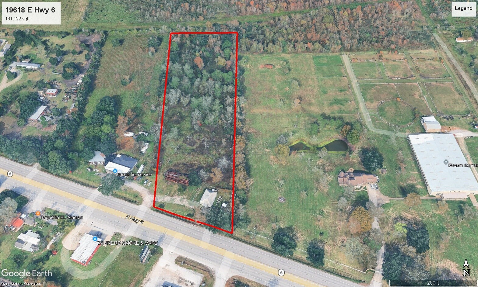 19618 E Highway 6, Alvin, TX for Sale