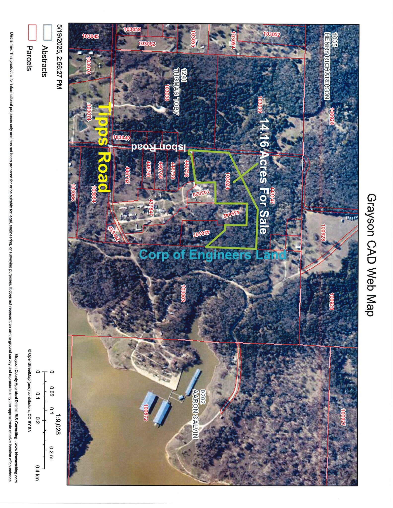 TBD Isbon Rd, Whitesboro, TX for Sale