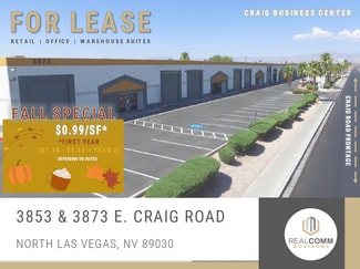 North Las Vegas, NV Industrial - 3853 E Craig Rd North Las Vegas, NV Industrial - 3853 E Craig Rd