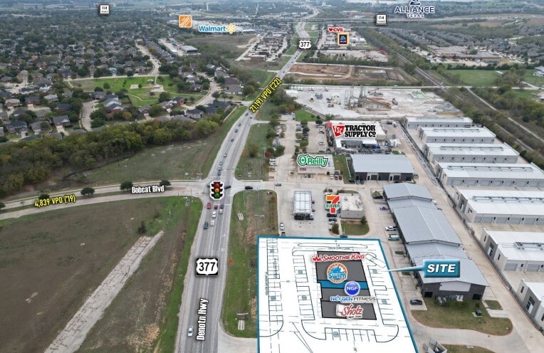 NWC US Highway 377 and Bobcat Blvd, Roanoke, TX for Rent