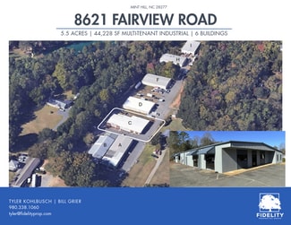 Charlotte, NC Industrial - 8621 Fairview Rd Charlotte, NC Industrial - 8621 Fairview Rd