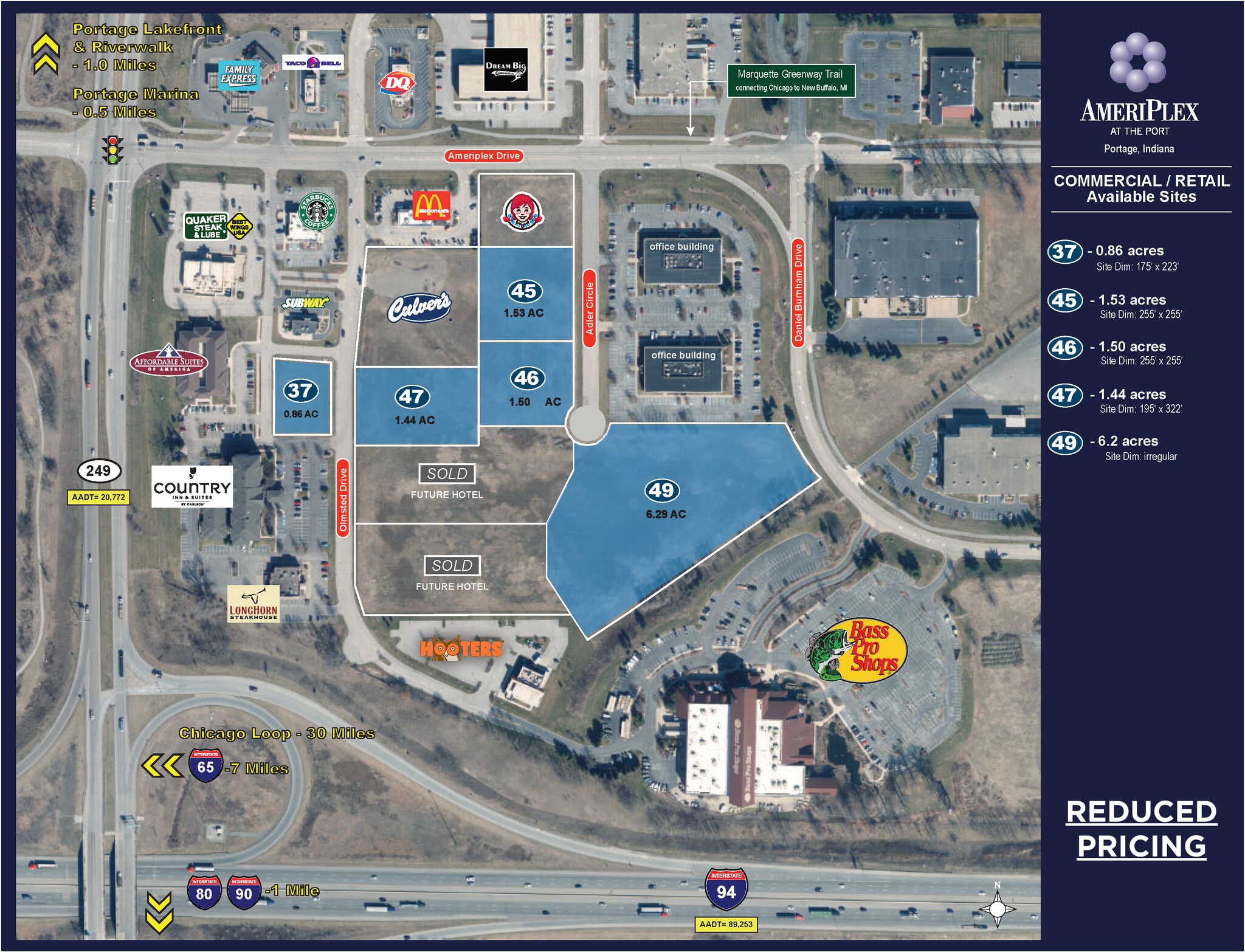 I-94 & SR 249, Portage, IN for Sale
