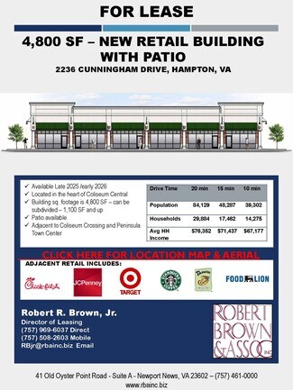 Hampton, VA Retail - 2236 Cunningham Dr