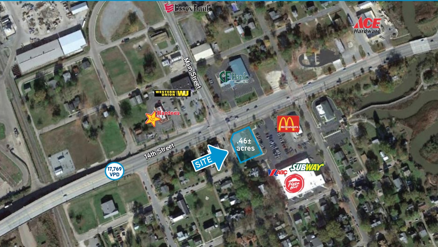 14th & Main St @ 14th street, West Point, VA for Sale