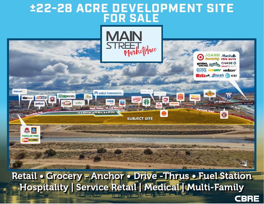 NEC I-15 & Main St, Hesperia, CA for Sale