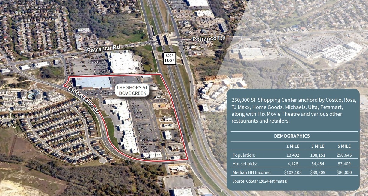 The Shops at Dove Creek, San Antonio, TX for Sale